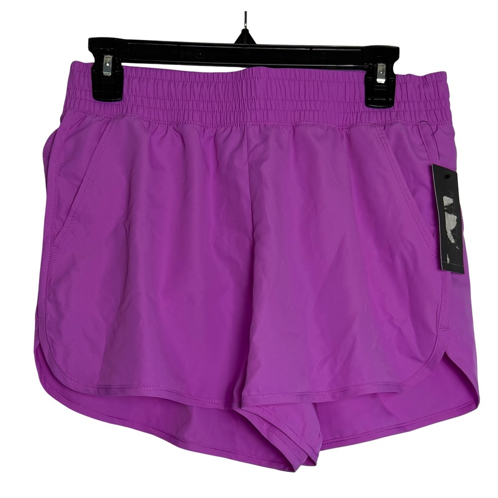 Athletic Works Womens Core Running Shorts Fleur Purple S 4-6 AW17HQ025880 NEW